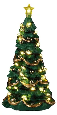 Productafbeelding van Joyful Christmas Tree Clear Light 12x7x20 cm Kerstdorp LEMAX