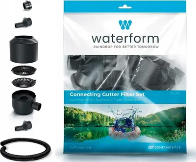 Produktbild von Regenwasserauffanggerät Für 120 Mm FEINZ Regenrinnen 75- Effektive Wasseraufbereitung Robustes Material