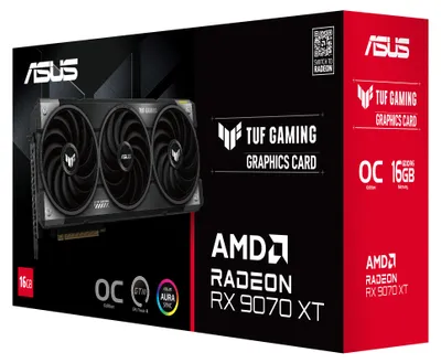 Produktbild von ASUS TUF Gaming TUF-RX9070XT-O16G-GAMING AMD Radeon RX 9070 XT 16 GB GDDR6