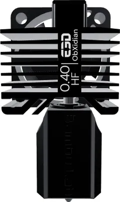 Obrázok produktu pre E3D Bambu Lab 0.4mmHigh Flow ObXidian™ Hotend - X1C, P1P a P1S