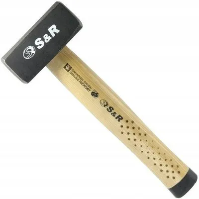 Obrázek produktu pro S&R Kladivo kamenířské 1kg hickory dřevěná rukojeť