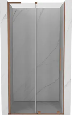 Produktbild von Mexen Velar L Schiebetür 110 cm, transparent, gebürstetes Kupfer - 871-110-003-01-65