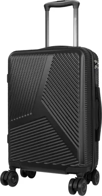 Produktbild von Kleiner Handgepäck Reisekoffer Alcudia 40 L Hartschale Trolley ABS schwarz