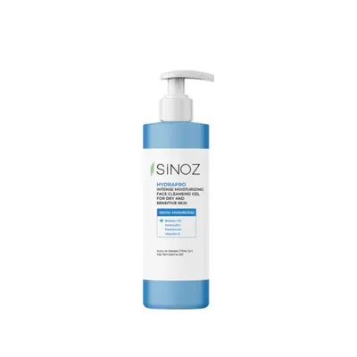 Image de Sinoz - Hydrapro Nettoyant visage hydratant intensif pour peaux sèches et sensibles, 200 ml - Nettoyant visage hydratant intensif pour peaux sèches et sensibles