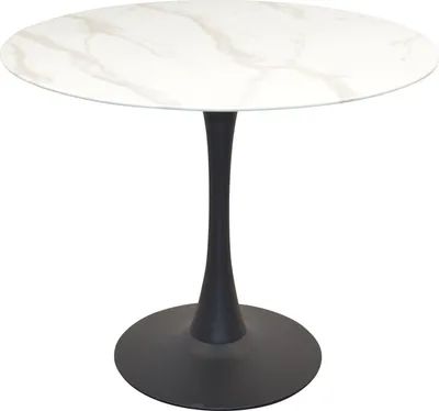 Produktbild von Esszimmertisch - Esstisch ø 90 cm Marmoroptik