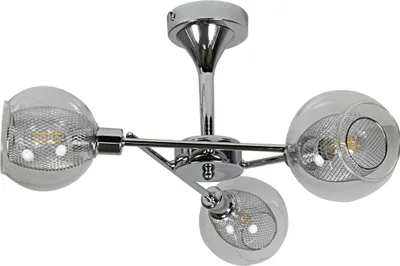 Immagine prodotto di Lampada da soffitto OZZO 3X40W E14 CHROM COLOURLESS 33-72214 Candellux