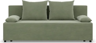 Produktbild von FERMO - Sofa mit Schlaffunktion, Bettkastem, Komfort und Still, grün