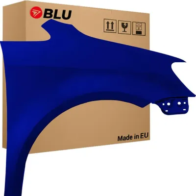 Image de BLU Aile Compatible avec Volkswagen Touran 1T3 LL5M Droite Blau IndienBlau | 2010-2015 | Avant | Peint| Prêt à Monter | Acier
