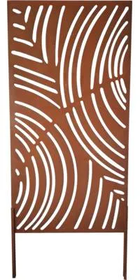 Produktbild von Sichtschutzwand floraworld Wellen 2 Corten 90 x 180 cm rost