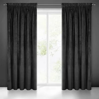 Immagine prodotto di Eurofirany Tenda Villa Nero 140x270 Nastro arricciante