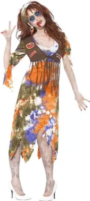 Produktbild von Hippie Zombiekostüm Damen Größe: L