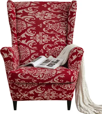 Produktbild von Stretch Ohrensessel Sofa Schonbezug Bedruckte Elasthan Sofabezüge Möbelschutz Rutschfest Weich, Sherlock