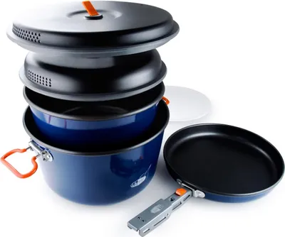 Produktbild von GSI Outdoors Kochtopf Bugaboo Base Camper groß 3 & 5 L, 1474 g, set; 44224
