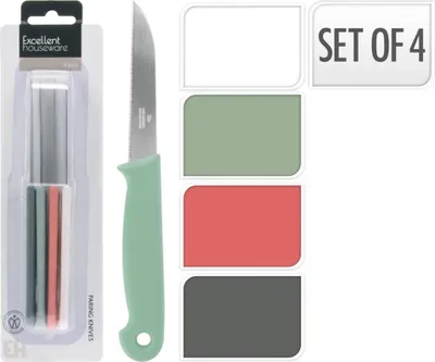 Image de Set de 4 couteaux à éplucher