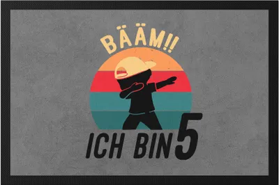Produktbild von Dabbing Geburtstags   5 Jahre Jungs 5. Geburtstag Lustig Jungen Fünf Fußmatte