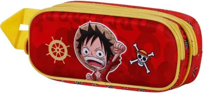 Productafbeelding van Karactermania One Piece 3D Luffy pennenetui, oranje. Oranje, one size