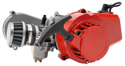 Productafbeelding van Tweetakt-gasmotor, hoge prestaties, veelzijdige compatibiliteit, rood