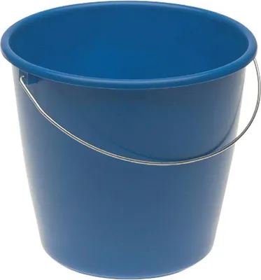 Produktbild von NÖLLE runder Eimer, 5 l, Kunststoff, mit Metallbügel, farbig sortiert, für Haushalt, Büro & Garten