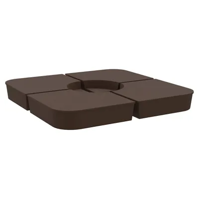 Immagine prodotto di Set Base per Ombrellone 4 pz con Supporto a Croce 100 kg PP