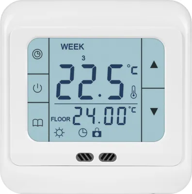 Obrázek produktu pro Dotykový termostat digitální regulace elektrického vytápění pro podlahové vytápění