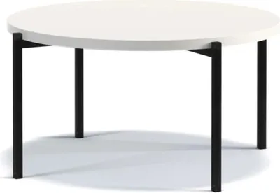 Image de Table basse ronde VILEM 1 – blanc brillant
