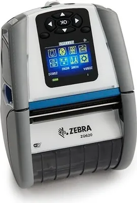 Produktbild von Zebra ZQ620 - Direkt Wärme - 203 x 203 DPI - 115 mm/sek - Verkabelt & Kabellos - Lithium-Ion (Li-Ion) - Grau
