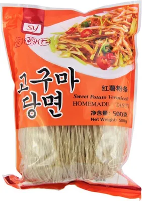 Produktbild von [ 500g ] SYJ Süßkartoffel Fadennudeln / Süßkartoffel-Vermicelli / Korean Style