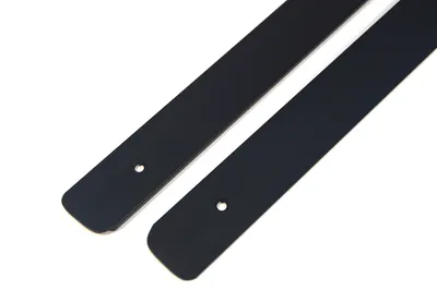 Produktbild von IHC Endleiste Winkelleiste Seiteleiste Arbeitsplatte Leiste Küche Schwarz 28mm Aluminium mit Schraubenlöcher Links+Rechts