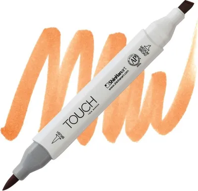 Image de Pinceau et ciseau double face TOUCH, BR111 Brown