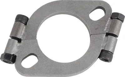 Image de Accessoire de remplacement : bride de réparation ovale plate de 2 pouces pour échappement