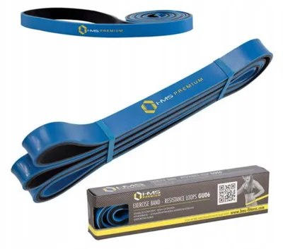 Produktbild von HMS GU06 Blau Trainingsband Widerstand 13-27 kg