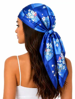 Immagine prodotto di Foulard in seta da donna, 70x70 cm, tessuto leggero
