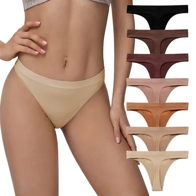 Produktbild von SHARICCA Nahtlose Tangas für Frauen, y, atmungsaktiv, No-Show-Tanga, Unterwäs