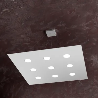 Obrázek produktu pro Moderní zavěšení Area Metal Grey 9 světel Gx53