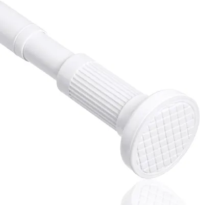 Zdjęcie produktu dla Przedłużana listwa na zasłony, teleskopowa, 70-120 cm, montaż bez wiercenia, do łazienki