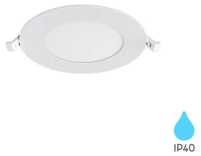 Produktbild von Braytron 6W LED Einbaustrahler Deckenspot Ultra Flach Einbauleuchte Einbauspot 230V IP40 3000K Warmweiß