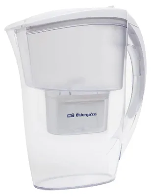 Wasserkrug 2,4 l, 1,2 l gefiltert, inkl. 3 Filterpatronen, schwarz