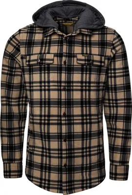 Produktbild von HERO by John Medoox HUNTER WORKWEAR Herren Arbeitshemd Mit Kapuze Regular Fit XXL sand check