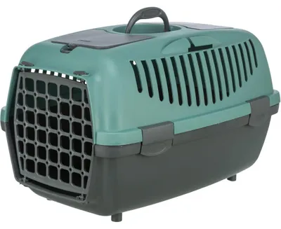 Produktbild von TRIXIE Capri 1 & 2 Transportbox für kleine Hunden und Katzen aus Kunststoff - 37 × 34 × 55 cm