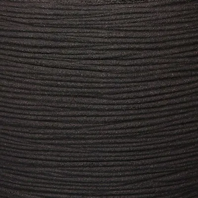 Produktbild von Capi Blumentopf Nature Rib Elegant Niedrig 46 x 58 cm Schwarz KBLR783