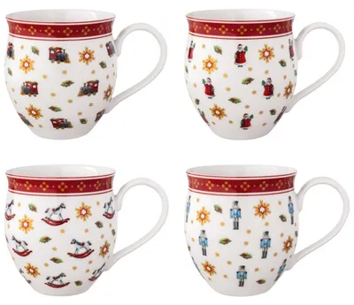 Obrázek produktu pro Villeroy & Boch 1485858407, Sada, Vícebarevný, Porcelán, Pohár, Toy's Delight, 4 kusů