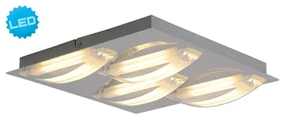 Zdjęcie produktu dla Näve - Lampa sufitowa LED, Ranchi, wymiary: dł: 30cm; szer: 30cm; wys: 5cm; 1236842