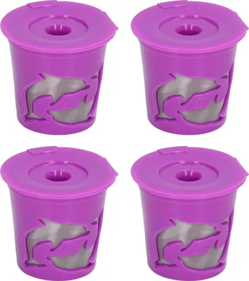 Zdjęcie produktu dla 100 ml 4 sztuki wielokrotnego napełniania kapsułek z kawą - filtr do kubka na akcesoria do ekspresów do kawy