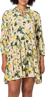 Produktbild von Mavi Damen Printed Dress Lässiges Kleid, sage Romantic floral Print Grösse XXS