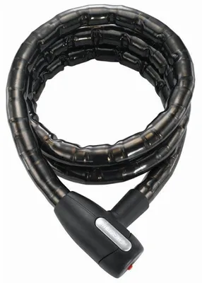 Produktbild von Seilschloss Magnum 3024  120cm x12mm, ohne Halter, schwarz (1 Stück)