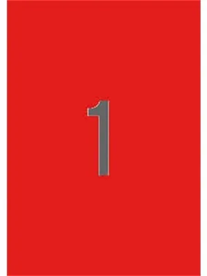 Productafbeelding van APLI Zelfklevende etiketten, 210 x 297 mm, rood, rol, A4, 210 mm, 297 mm, 320 x 215 x 6 mm, 20 stuks