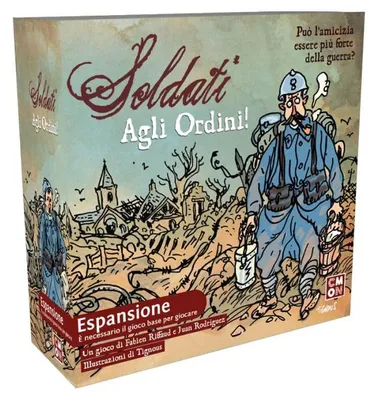Produktbild von Soldati: Agli Ordini! (Italienische Ausgabe) – Brettspiel – CMON Limited – 1-5 Spieler – 10+