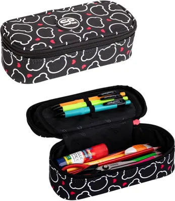 Image de CoolPack trousse à crayons Bear noir, rouge,