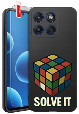 Produktbild von Hülle für Motorola Edge 70 | Designs | Mattes Silikon-Case + 9H-Glas