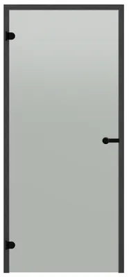Immagine prodotto di Porta per sauna Harvia Black Line - Pino nero / Vetro satinato / 70 x 190
